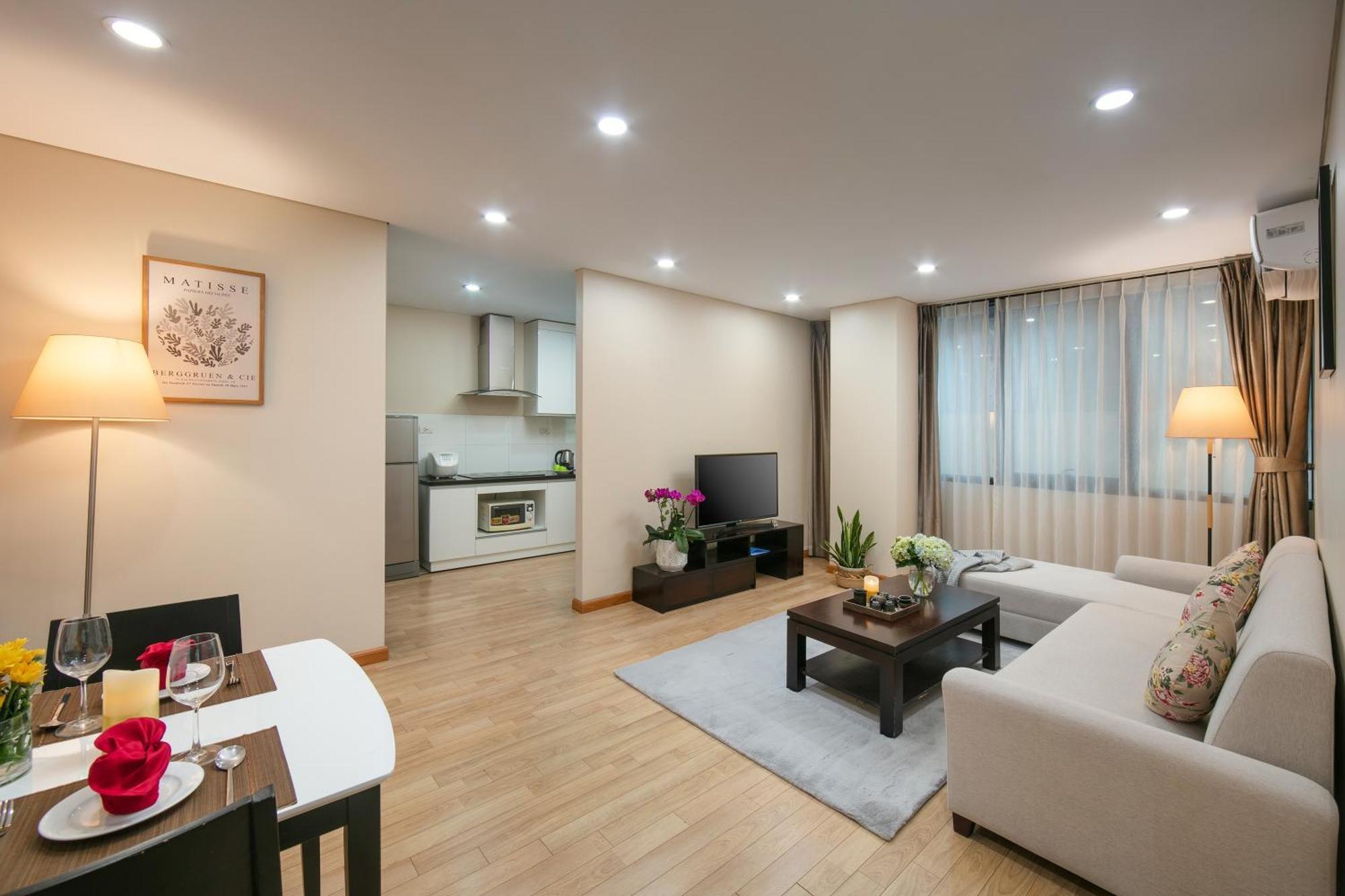 Căn hộ dịch vụ HB - 121B Quan Hoa Apartment Hà Nội Ngoại thất bức ảnh